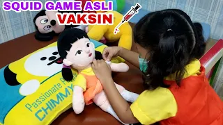 SQUID GAME ASLI BAWA BONEKA VAKSIN KE RUMAH SAKIT 💉 | QIFA AGUNG