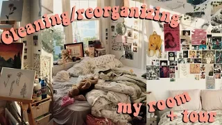 reorganizing + cleaning my room (tour)