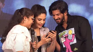 Dulquer Salmaan Interaction With His Fans | Super Fun | #DearRam | #Sitaramam | Sreemukhi