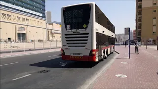 Sharjah to dubai bus and metro full tour video