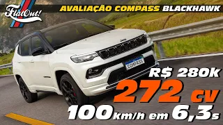 ACELERAMOS o Jeep Compass Blackhawk 2025: motor de Rampage, R$ 280 mil, zero a 100 de BMW X3 30i