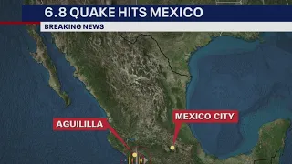 6.8-magnitude quake hits Mexico