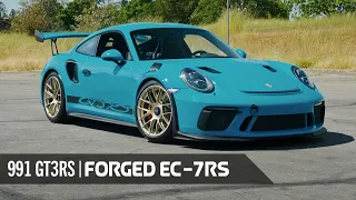 Porsche 991 GT3RS on APEX EC-7RS Forged Wheels