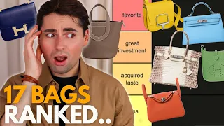 RANKING THE BEST & WORST HERMES BAGS | 17 Hermes Bags REVIEW: Birkin, Kelly, Constance, Lindy, Etc..