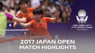 2017 Japan Open | Highlights Chen X./Sun YIngsha vs Jeon Jihee/Yang Haeun (Final)
