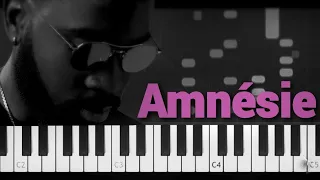 🎹 Amnésie - Damso 🖖🏿 Piano Cover Tutoriel Facile 🎹