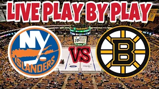 Boston Bruins vs New York Islanders Live Play By Play And Reaction