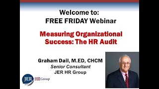 Webinar Measuring Organizational Success The HR Audit