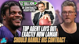 NFL's Top Agent On How Lamar Jackson Should Resolve His Contract | Pat McAfee Reacts