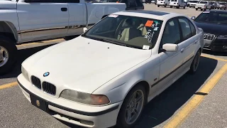 2000 BMW 540i test drive walk around POV auction beater E39