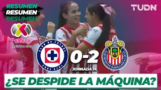 Resumen y goles | Cruz Azul 0-2 Chivas | CL2023 Liga Mx Femenil - J14 | TUDN