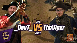 TheViper vs DauT | Age of Empires III:Definitive Edition