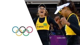 Beach Volleyball Women's Quarterfinals Brazil v Germany - Full Replay | London 2012 Olympics