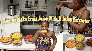 How To Use A Juice Extractor To Make Natural juice Cocktail For Your Parties