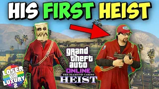 I Taught a Beginner How To Do The Diamond Casino Heist in GTA Online | Loser to Luxury S2 EP 56