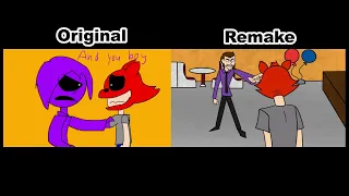 A Broken Friendship Comparison Video | Five Nights at Freddy's Animation