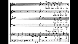 Weinen Klagen Sorgen Zagen (BWV 12 - J.S. Bach) Score Animation