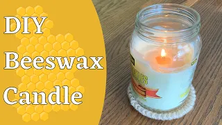 How I Made Beeswax Candles at Home and How You Can Too!