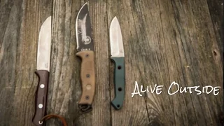 Bushcraft Knife Competition- Esee, Bark River, Benchmade