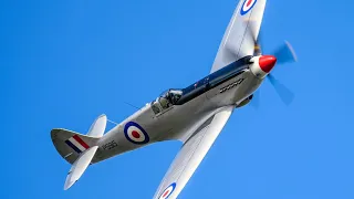 Silver Spitfire. " Great Griffon Engine Sounds "