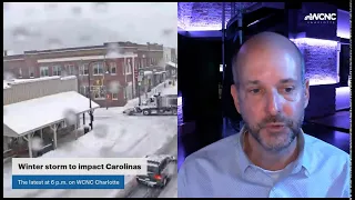 Charlotte winter storm update with Brad Panovich