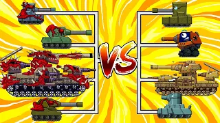 ZOMBIE KV-6 RENOVATED: NEW MUTANT ARMOR UPGRADE  | Мультики про танки | Cartoons About Tanks