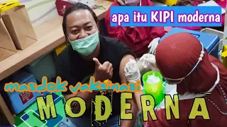 proses vaksinasi moderna masdok dan penjelasan tentang KIPI vaksin moderna