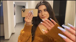 ASMR Tapping on my iPhone and shopping online with you ~ whispered scratching, tapping to help relax