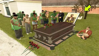 CJ's Mom's Funeral Before The First Mission in GTA San Andreas!(Secret Scenes)