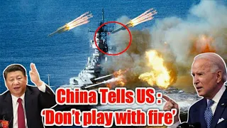 China Gives Major Warning To US after Chinese jets swarm Taiwan border | South China sea