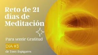DÍA 3# RETO de 21 días de MEDITACIÓN para SENTIR GRATITUD de de las enseñanzas del DR. JOE DISPENZA