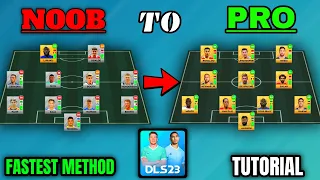 DLS 23 | Build NOOB Account to PRO Account Without Buying Coins & GEMS ✓ | Dream League Soccer 2023