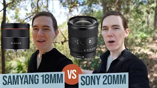 Sony a7C | Samyang 18mm vs Sony 20mm | Best Vlogging Lens?