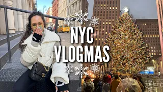 NYC VLOGMAS! Luxury Haul, Christmas Spectaular, NYC Restaurants