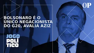 "Bolsonaro é o único negacionista do G20", afirma Aziz