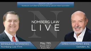 NOMBERG LAW LIVE: Greg Cusimano: "Becoming The Best We Can Be."