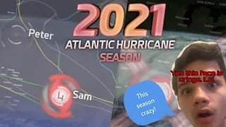 I react to the 2021 Atlantic Hurricane Season animation by Force Thirteen.