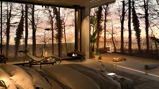 Smooth Jazz Music at Cozy Bedroom - Background Piano Instrumental Music to Relax, Study & Sleep