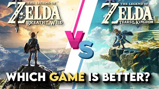 Who Won? Zelda Tears of the Kingdom Vs Breath of the Wild - The Ultimate Open World Comparison