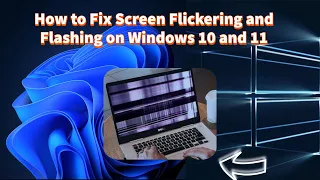 How to Fix Screen Flickering (blinking) and Flashing on Windows 10 and 11.   100% solved.