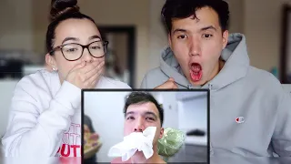 OUR FIRST TIME REACTING TO GETTING MY WISDOM TEETH REMOVED!! Funny Reactions