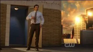 Smallville 10x22 Ending Scene - Clark Changes Into Superman