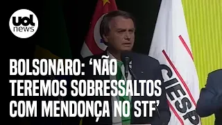 Bolsonaro sobre André Mendonça no STF: 'Não vou pedir nada para ele'