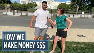 How we make money to RV full time // We visit Washington D.C.
