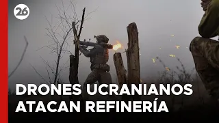 RUSIA | Drones ucranianos atacan la refinería en la región de Rostov