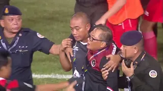 Moment: Foot-brawl! Chaos in Cambodia as Indonesia beat Thailand in ill-tempered SEA Games final