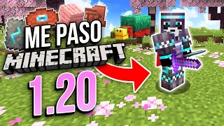 ME PASE MINECRAFT EN LA 1.20!!