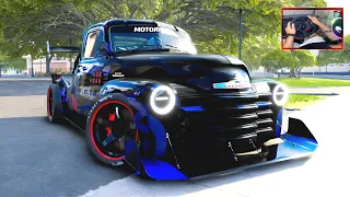 The Crew Motorfest / Chevrolet 3100 Big Block / driving with G29 steering wheel