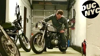 Dirty Billy, Brooklyn NY - Community Motorcycle Garage - walk to the spot - Ducati NYC Vlog v1585