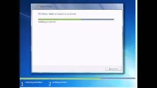 How to install windows seven / vista